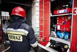 Mazowieckie. Spłonęła hala w Garwolewie. Apel strażaków