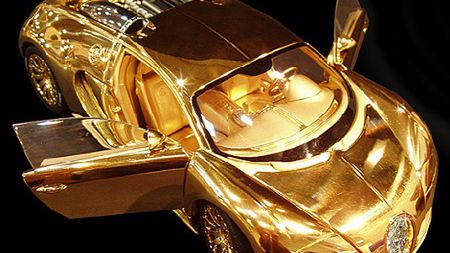 Złoty Bugatti Veyron wysadzany diamentami za ponad 10 milionów złotych! 1