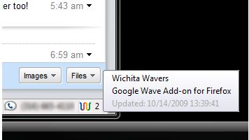 Wygodne powiadomienia Google Wave w Firefoksie 1