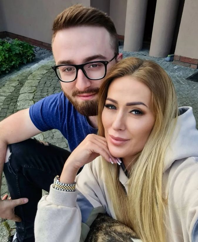 Sylwia Peretti z synem