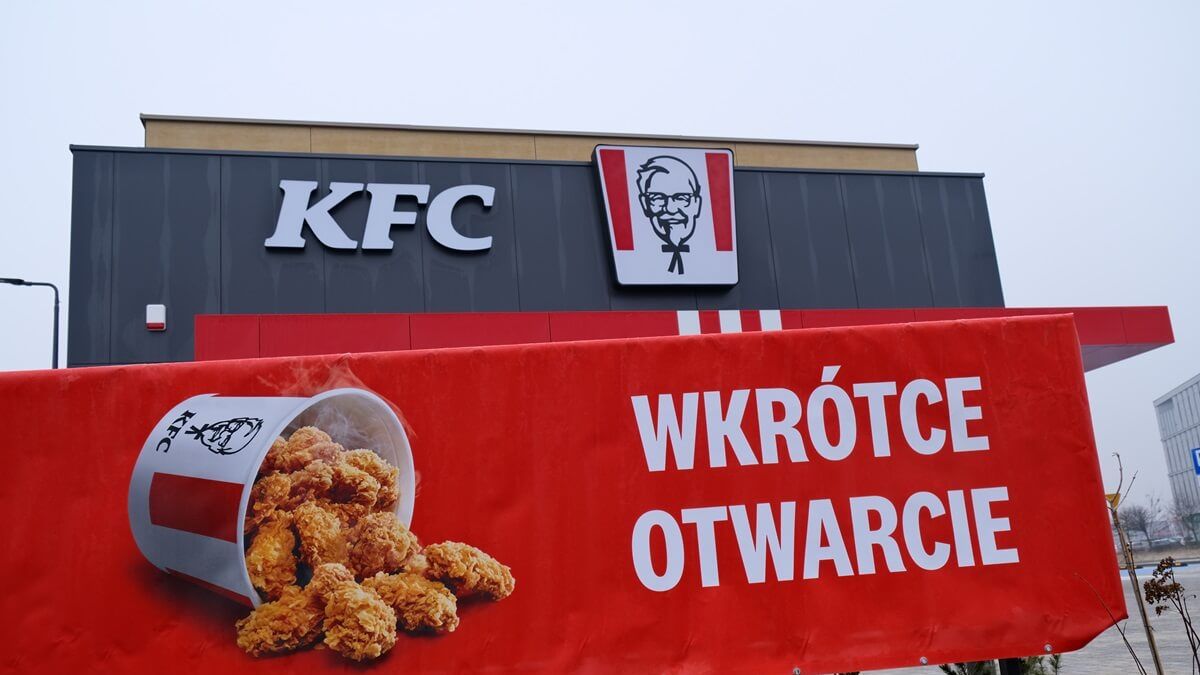 KFC przy al. Kraśnickiej w Lublinie przygotowuje się do otwarcia
