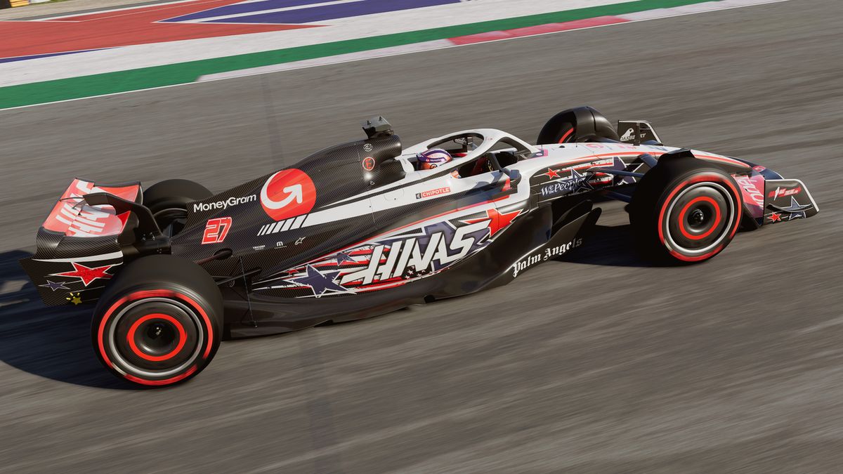 Zdjęcie okładkowe artykułu: Materiały prasowe / Haas / Na zdjęciu: malowanie Haasa na GP USA