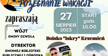 Pożegnanie Lata w Krzemieniu 2023. Wystąpią: Letni Chamski Podryw, Luka Rosi, Quest, Arek Braxton