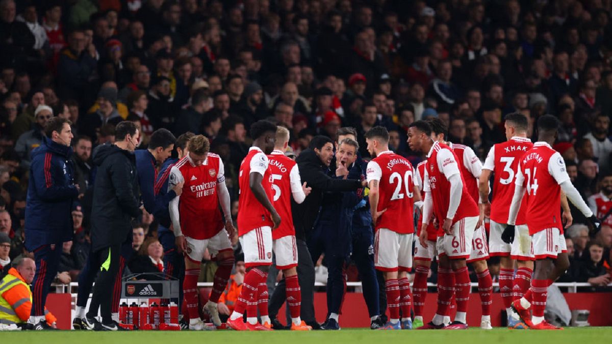 Getty Images / Marc Atkins / Na zdjęciu: piłkarze Arsenalu FC