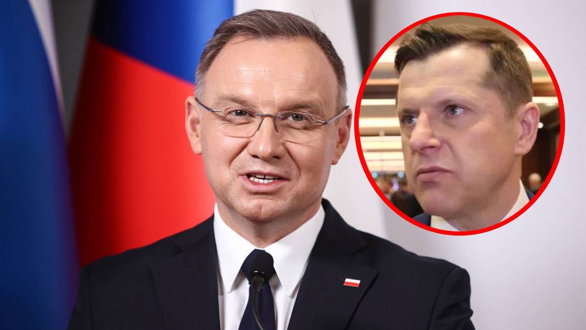 PAP / PAP/Jarek Praszkiewicz (Andrzej Duda) / Andrzej Duda, w kółku: Cezary Kucharski