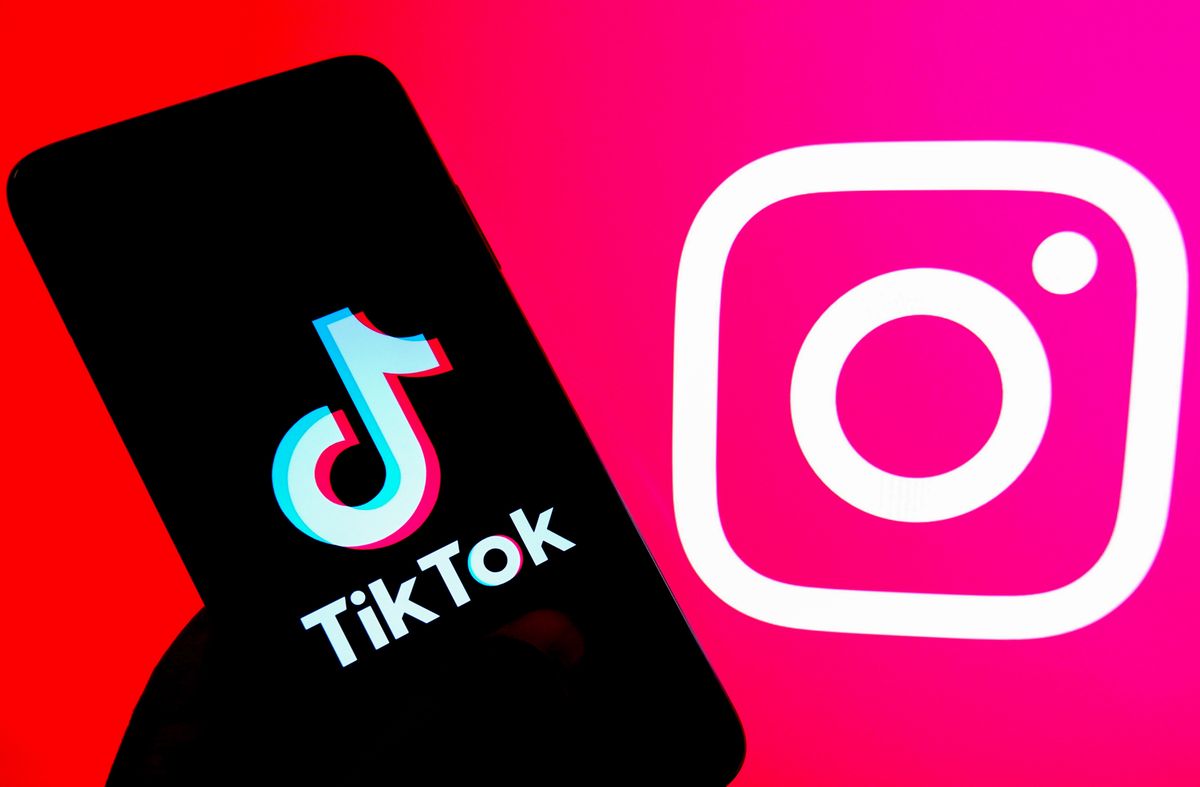 Соціальні мережі TikTok та Instagram