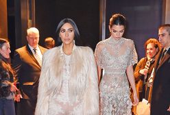 Kim Kardashian z siostrami na planie filmu