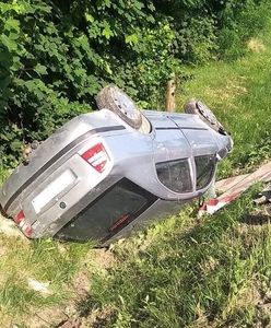 Lubelskie. Pijana matka za kółkiem. Wylądowała w rowie