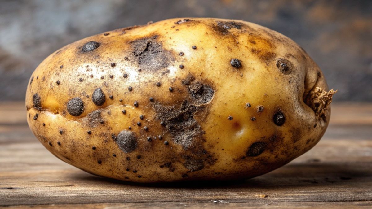 Czy można jeść ziemniaki z czarnymi plamkami?