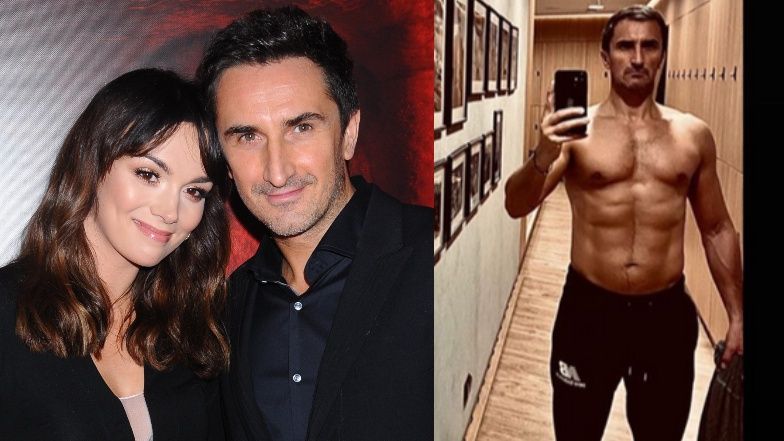 Sebastian Karpiel-Bułecka chwali się wyrzeźbionym torsem po treningu na siłowni