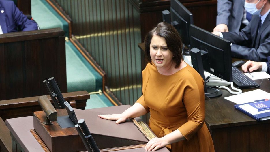 Anna Maria Siarkowska na wtorkowym posiedzeniu Sejmu 
