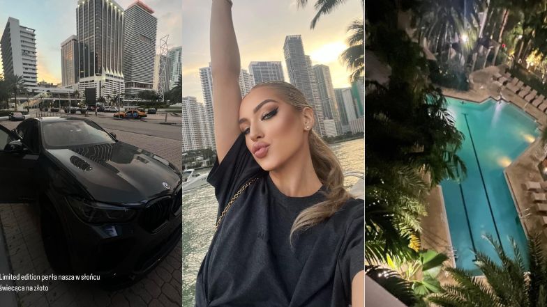 Caroline Derpienski chwali się autem za milion złotych