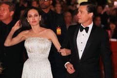 Angelina Jolie i Brad Pitt na premierze "By the Sea" w Los Angeles