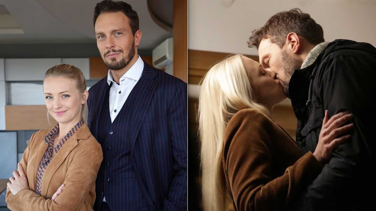 M jak miłość, Joasia (Barbara Kurdej-Szatan) i Leszek (Sławomir Uniatowski)