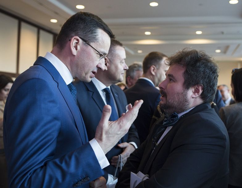 Na zdjęciu wicepremier Mateusz Morawiecki i prezes UOKiK Marek Niechciał