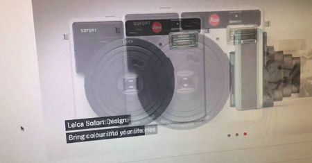 Leica udaje, że zdjęcie wykonane Canonem powstało ich aparatem natychmiastowym