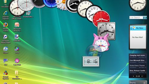 Ciekawe gadżety do paska bocznego Windows VISTA 1