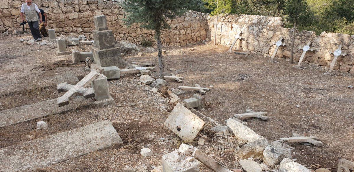 Izrael: Wandale zniszczyli cmentarz katolicki. Interwencja polskiego konsula
