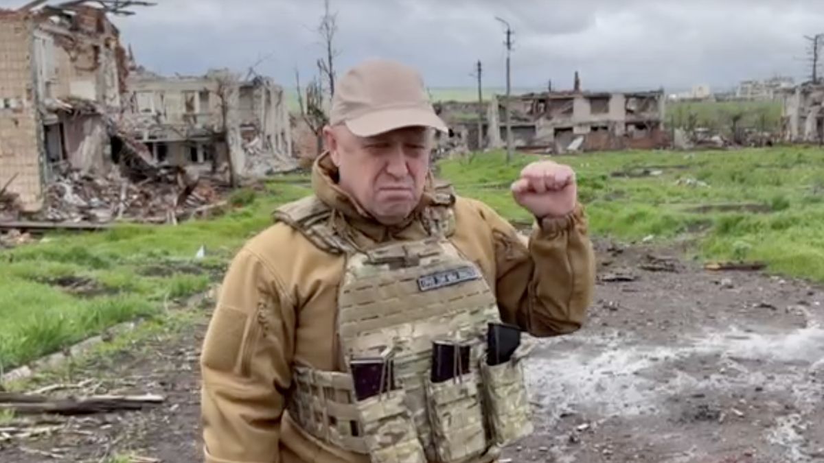 Dowódca najemników z Grupy Wagnera Jewgienij Progożin