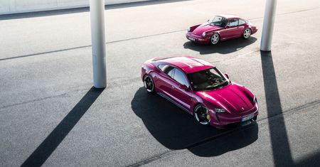 Porsche uzupełnia Taycana o fikuśne lakiery, Android Auto i szybsze ładowanie