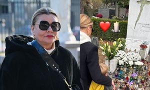 Małgorzata Ostrowska-Królikowska wybrała się z wnukiem na cmentarz. Pokazała, jak dziś wygląda grób Pawła Królikowskiego