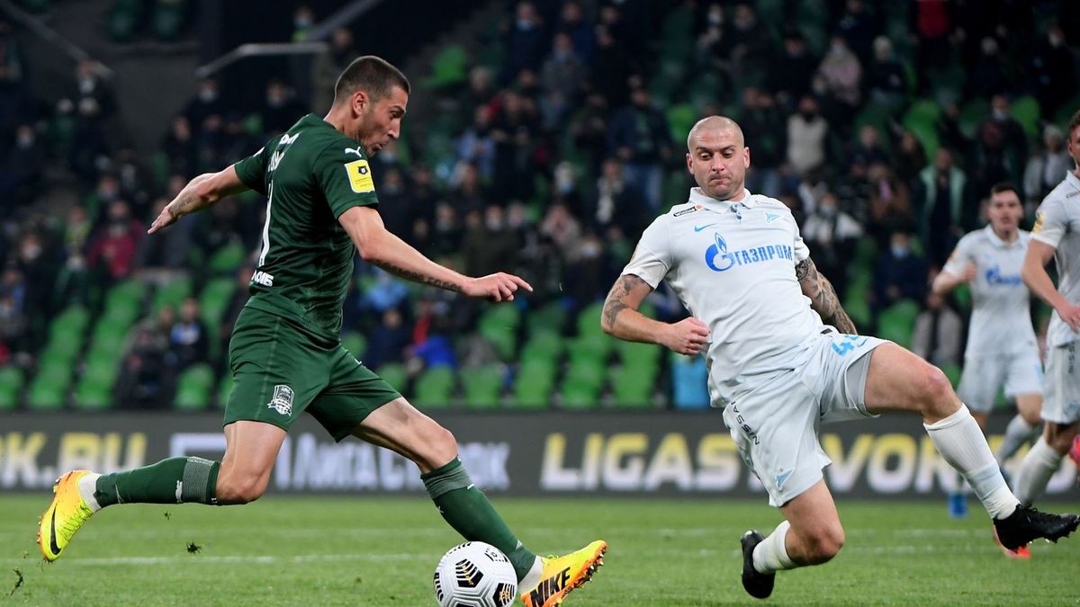 Getty Images / Na zdjęciu: Piłkarz Krasnodaru i Zenitu Sankt Petersburg