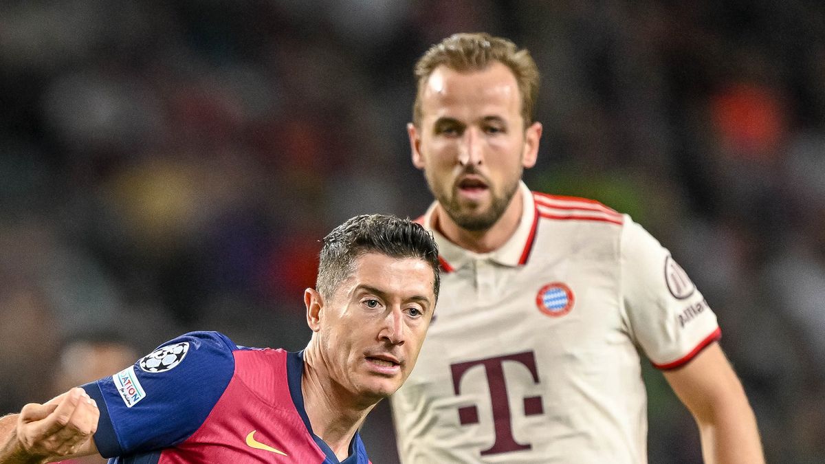 Getty Images / Harry Langer/DeFodi Images / Na zdjęciu: Robert Lewandowski i Harry Kane