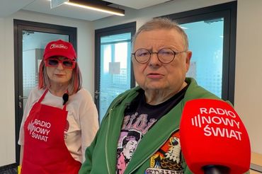 Magda Jethon i Wojciech Mann w nowej siedzibie Radia Nowy Świat
