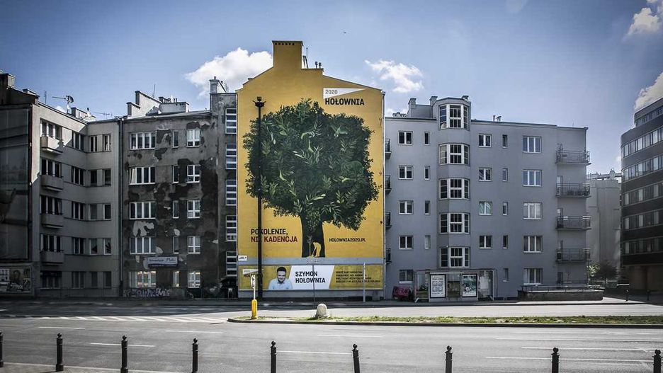 Wybory prezydenckie 2020. W Warszawie powstał ekologiczny mural