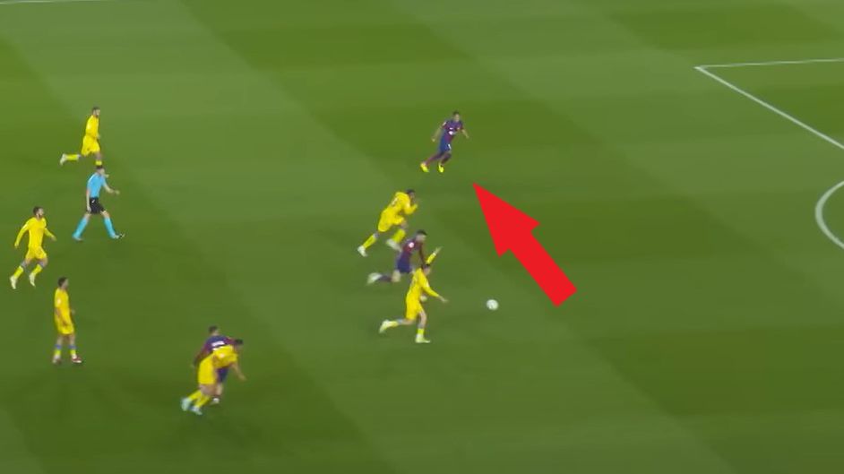 YouTube / Na zdjęciu: sytuacja, po której gol Barcelony nie został uznany