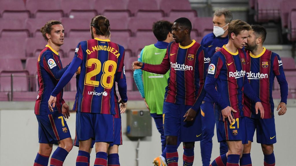 Getty Images / Alex Caparros / Na zdjęciu: Antoine Griezmann (z lewej)