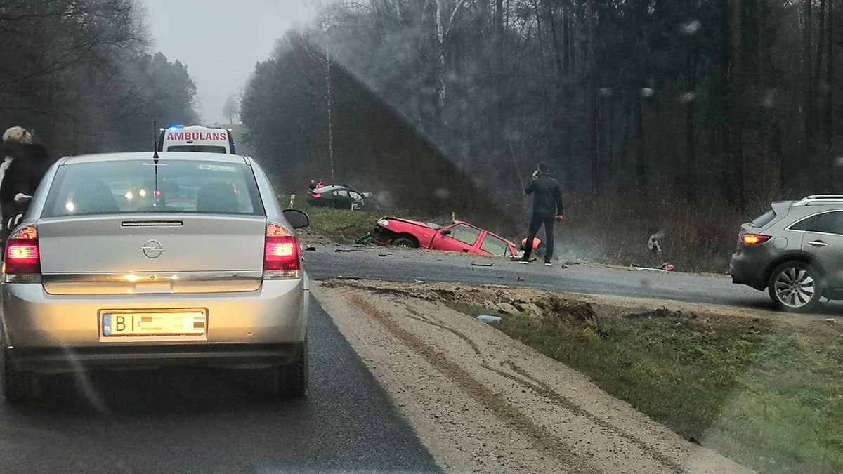 Śmiertelny wypadek na DK65 na Podlasiu