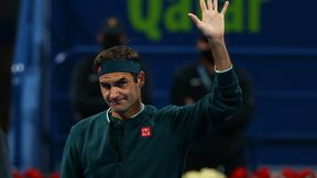 ATP Doha: Roger Federer zakończył pierwszy turniej od 14 miesięcy. Andriej Rublow nie odbił piłki, a jest w półfinale