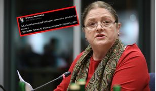 Pawłowicz zamieściła serię wpisów w sieci. "Polsce grozi komunizm"