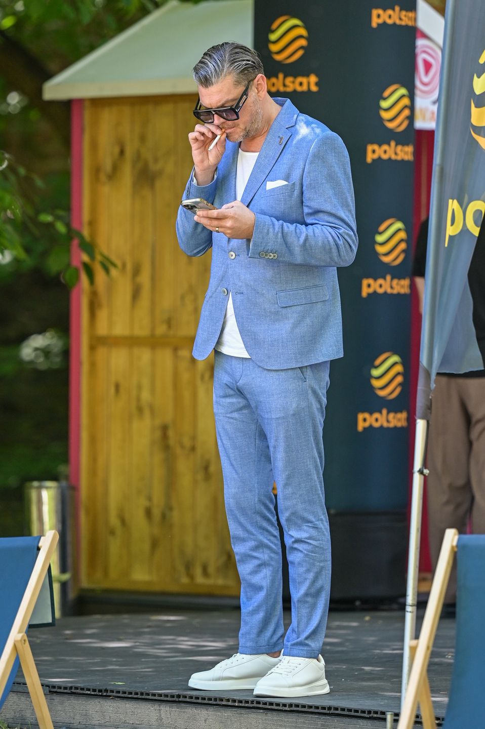 Danzel na konferencji Polsat Hit Festival