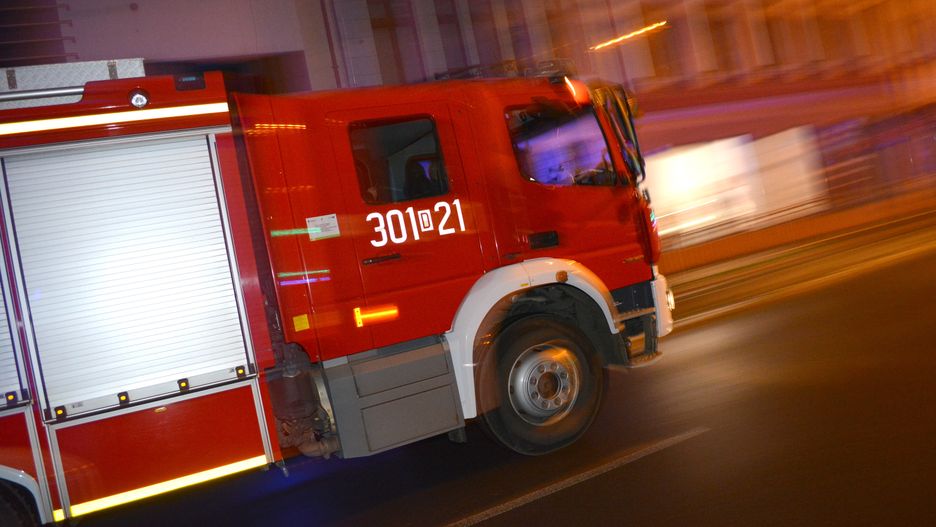 straż pożarna pożar wóz strażacki