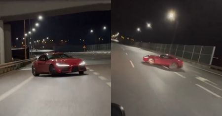 Popisy na autostradzie podzieliły internautów. "Tak się bawią młode banany"