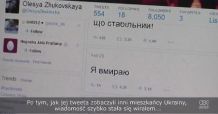 Ukrainka ranna w zamieszkach wraca do zdrowia