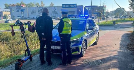 Akcja „Hulajnoga” w Lublinie. Policjanci skontrolowali blisko 280 osób, posypały się mandaty