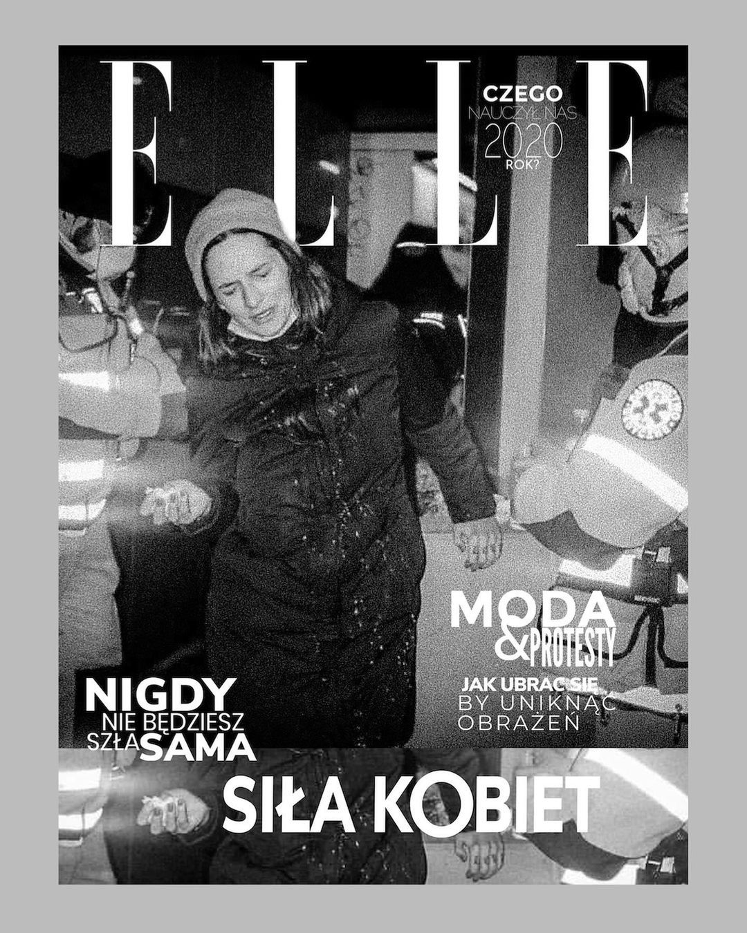 ELLE – Siła kobiet. Okładka autorstwa Matyldy Damięckiej