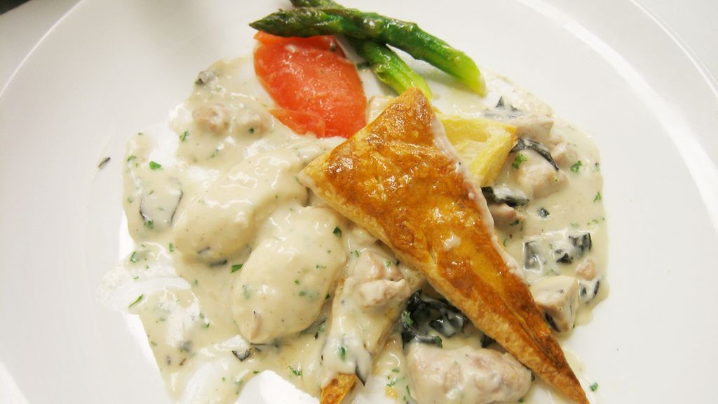 Duszona trzustka cielęca