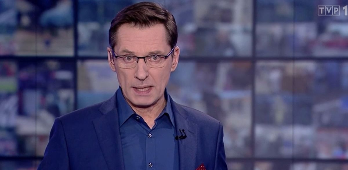 Krzysztof Ziemiec od 2019 r. prowadzi "Teleexpress" w TVP1