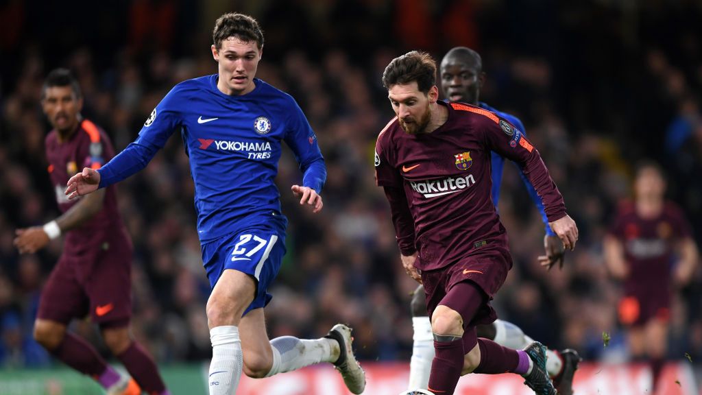 Zdjęcie okładkowe artykułu: Getty Images / Shaun Botterill / Na zdjęciu: Andreas Christensen (z lewej)  i Lionel Messi (z prawej)