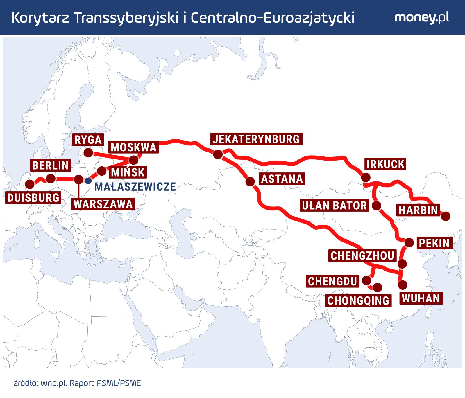 Nowy Jedwabny Szlak między Polską a Chinami