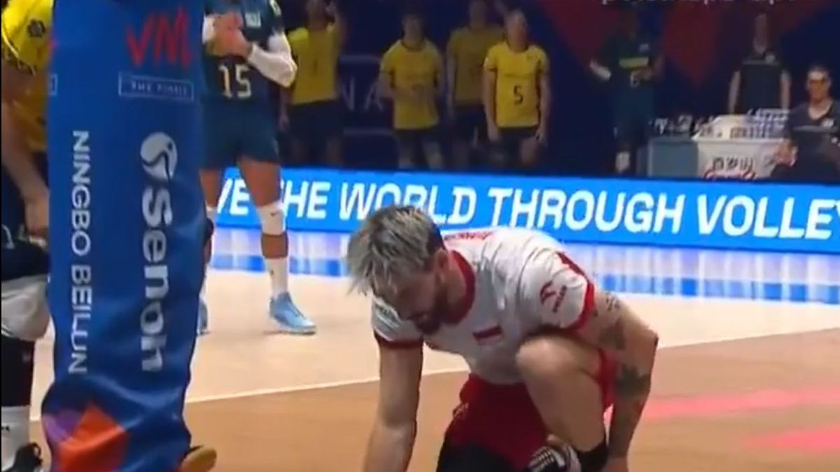 Twitter / Polsat Sport / Groźny upadek Tomasza Fornala