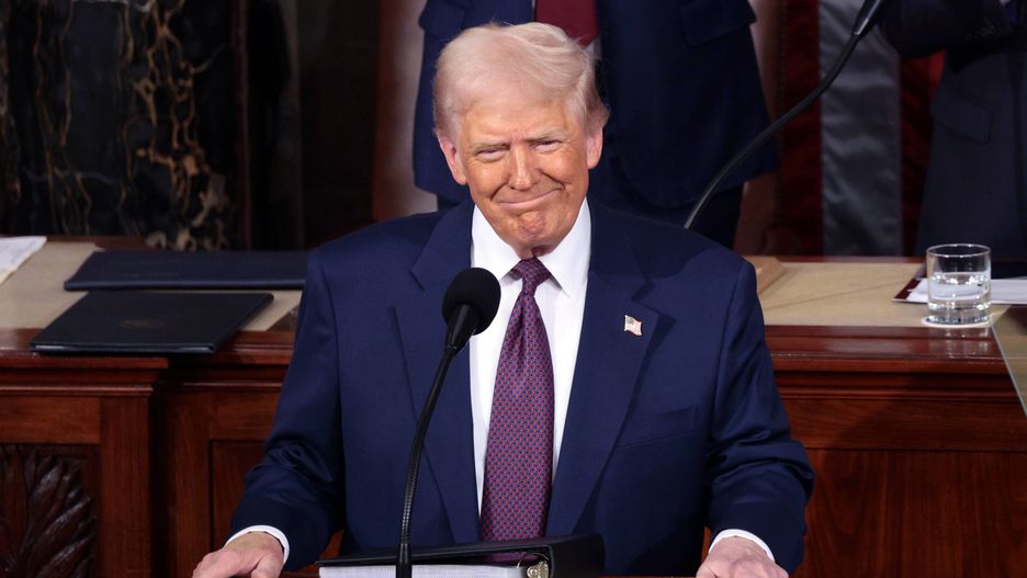 US President Donald Trump Addresses Joint Session of US Congress
epa11941153 US President Donald Trump ahead of addressing a joint session of the United States Congress in the House Chamber of the US Capitol in Washington, DC, USA, 04 March 2025  EPA/SHAWN THEW 
Dostawca: PAP/EPA.
SHAWN THEW
Capitol hill, Congress, Joint Session