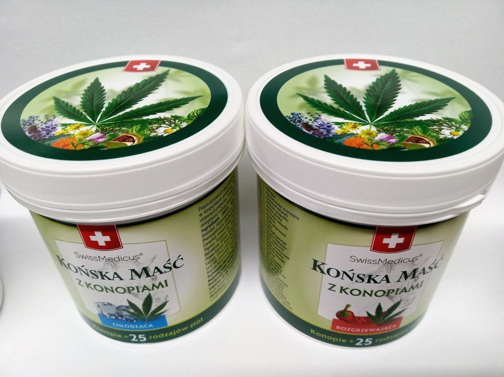 maść końska z konopiom