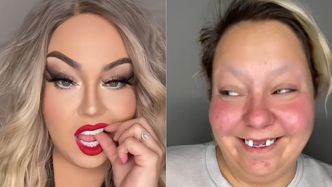 Znana influencerka pokazała, jak naprawdę wygląda. Zdjęła sztuczne rzęsy, doczepiane włosy i... wyjęła zęby (WIDEO)