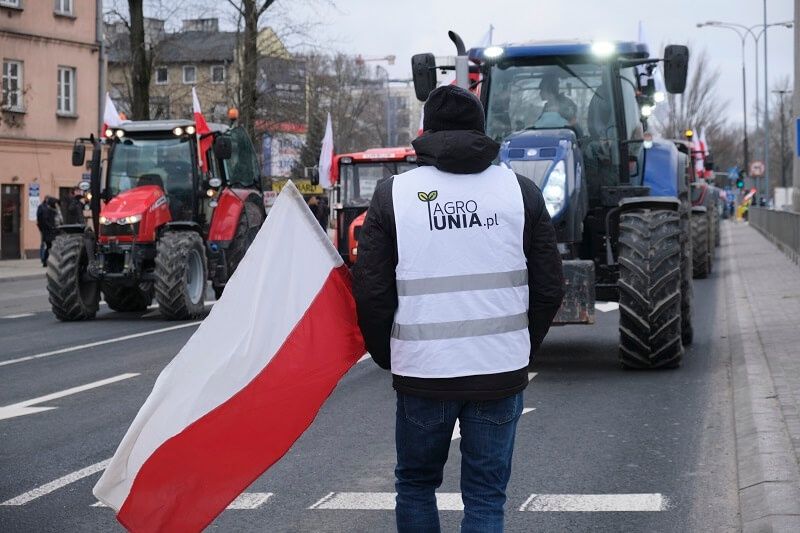 protest rolników agrounia lublin