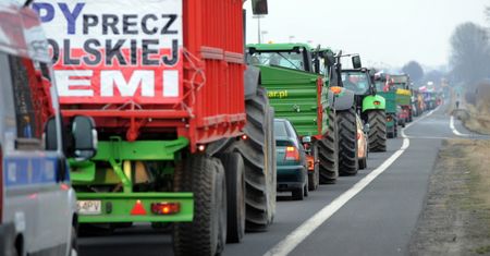 Rolnicy blokowali drogę. Będą kolejne protesty